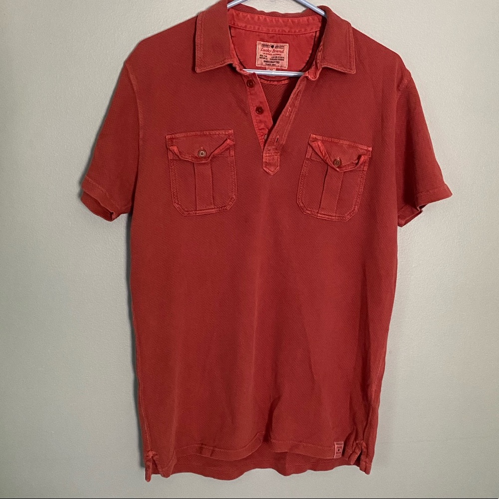 Lucky brand vintage inspired men’s polo.